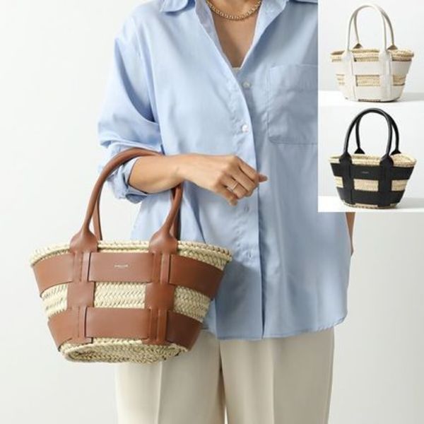 DEMELLIER かごバッグ MINI SANTORINI