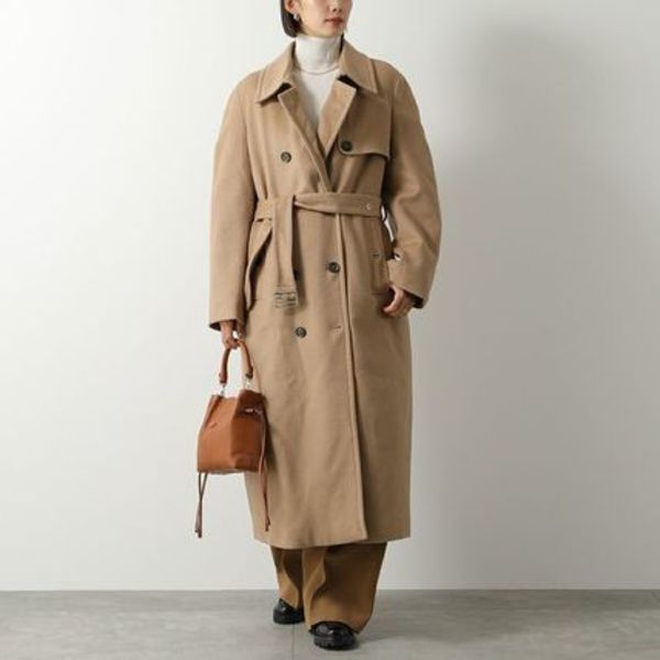 MOORER ロングコート MEREDITH LE メレディス ダウン ベルト付