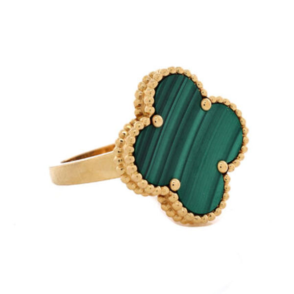 【在庫手元】VCA マジックアルハ 指輪 18KYG&マラ