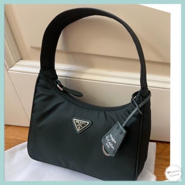 (PRADA) INE515 ナイロンショルダー SMERALDO