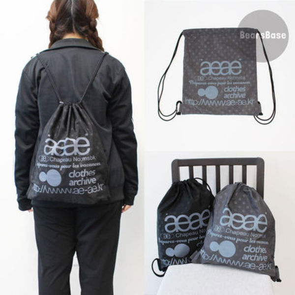 AEAE WEB LOGO DOT GYM SACK BSA185
