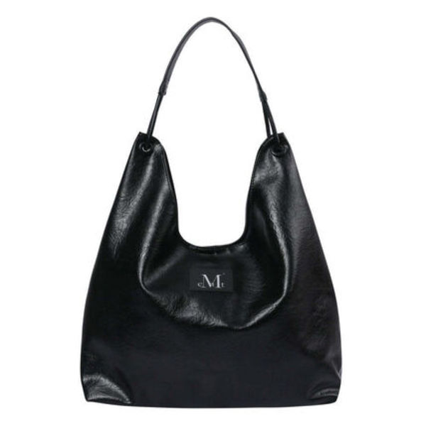 MUCENT カエズダブルラインレザーショルダーバッグ