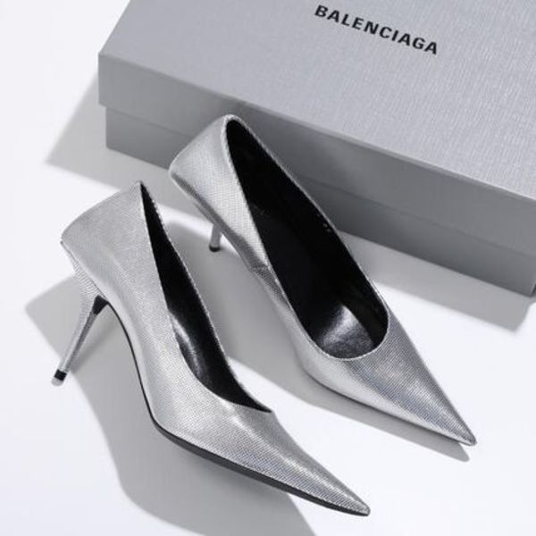 BALENCIAGA パンプス 572879 WBB2 メタリック