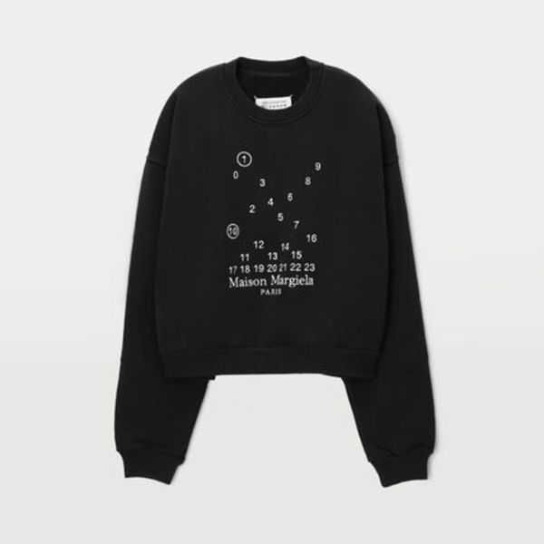★MAISON MARGIELA★ロゴスウェットシャツ S51GU0118 S25540 900