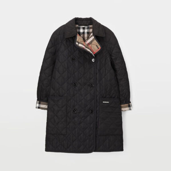 BURBERRY TYTHING ロング キルティング ジャケット 80841991