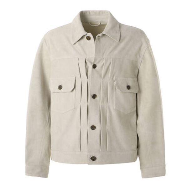 EMMETI レザージャケット denim-m-s-camoscio