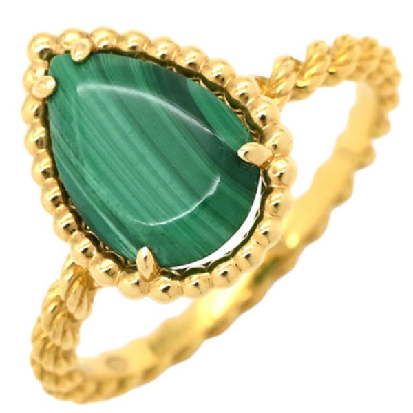 ブシュロン リング 指輪 セルパンボエム マラカイト   9号