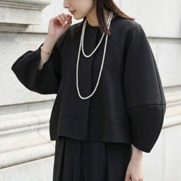 anana ジャケット a76-000 ペプラム ランタンスリーブ