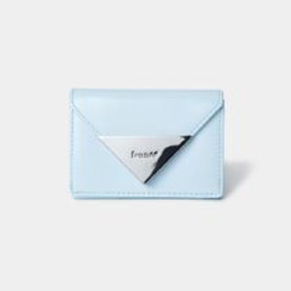 ●Fennec● CRINKLE TRIANGLE TRIPLE WALLET  CANDY BLUE FM2PK0