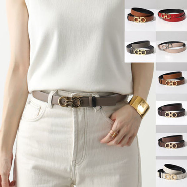 SALVATORE FERRAGAMO ベルト 23 A565 ダブルガンチーニ