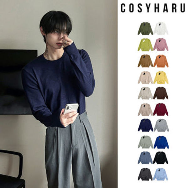 【COSYHARU】Signature Cash Round Knit 20color