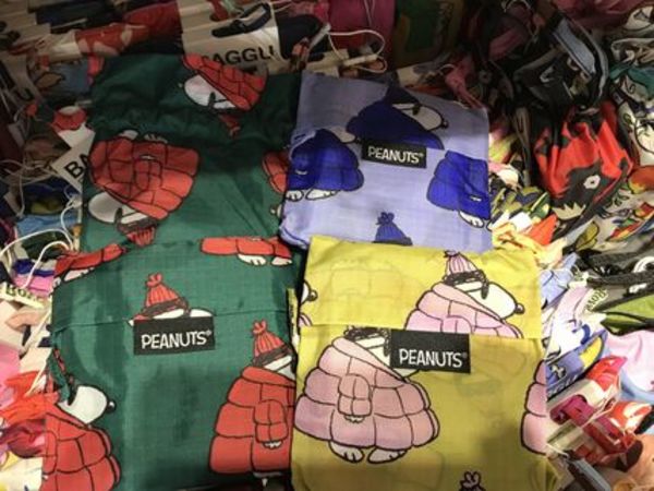 BAGGU(バグー)×Snoopy  エコバッグ 3個セット&巾着
