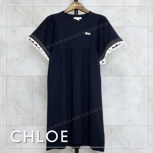 ★新作★【Chloe】クロエ 大人もOK ロゴワンピース★~14Y★