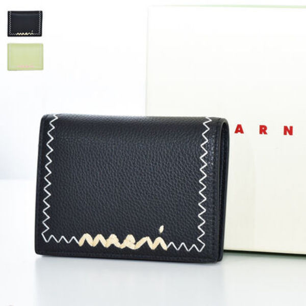 マルニ 財布 レディース 2つ折 刺繍  MARNI PFMOQ14Q11 P6533