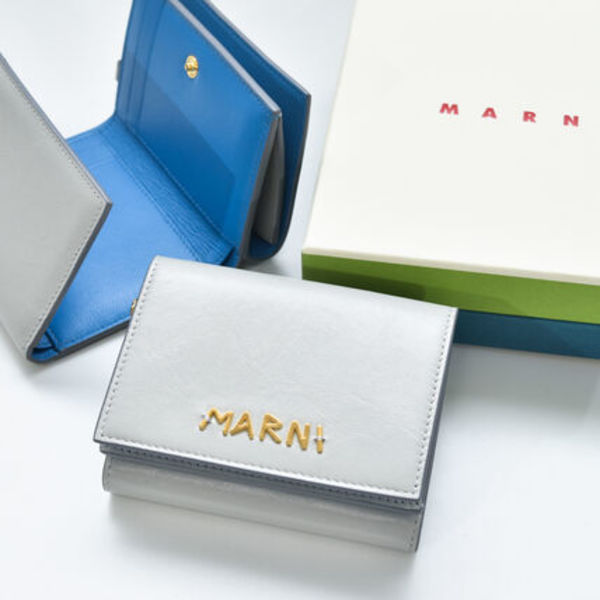 マルニ 財布 レザー製 三つ折り財布 MARNI PFMO0132U0 P8914