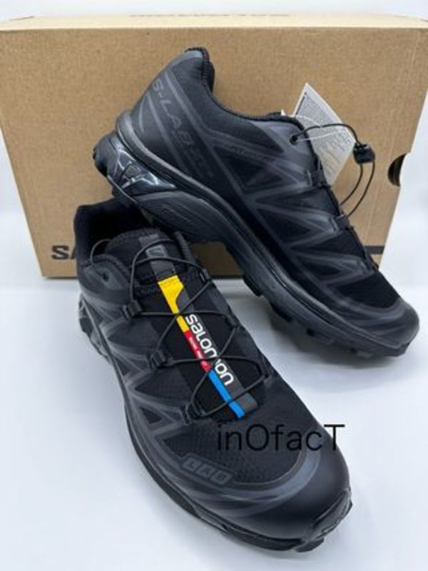 国内公式完売 黒 SALOMON XT-6 サロモン ブラック ユニセックス