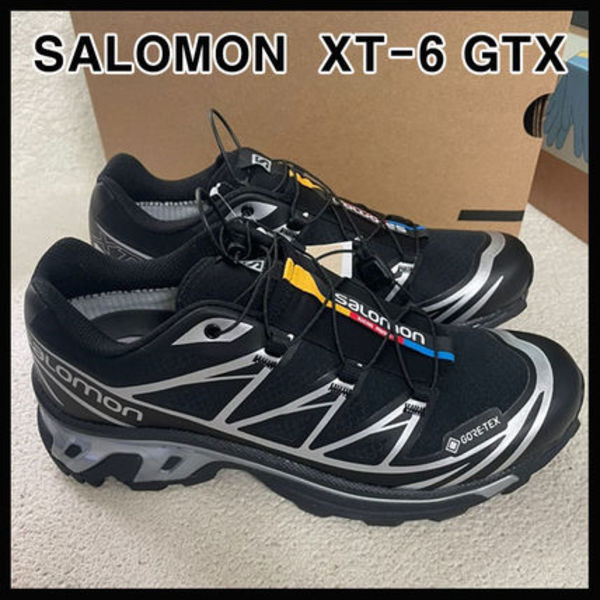 人気 ☆SALOMON☆ XT-6 GTX BLACK SILVER