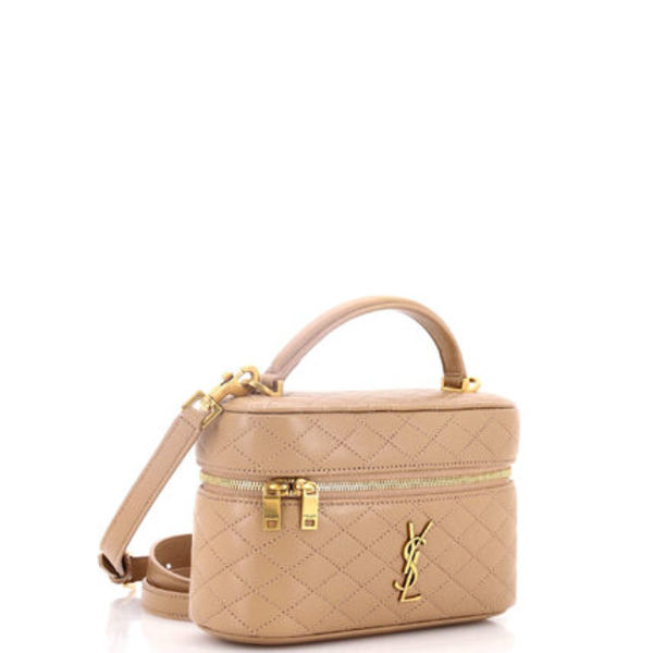 サンローラン ガビー ジップアラウンド キルティング ミニ