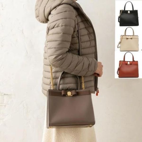 FERRAGAMO ハンドバッグ ヴァラ 21I290 VARA GROS GRAIN