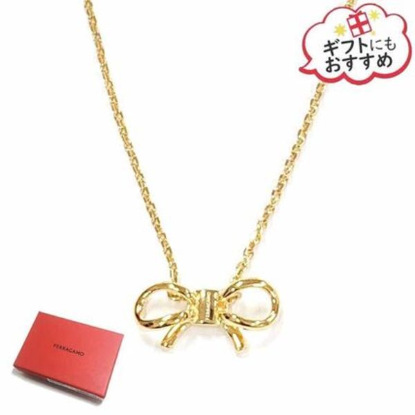 【新品・国内即発】FERRAGAMO 76 0951 791136 リボン ネックレス