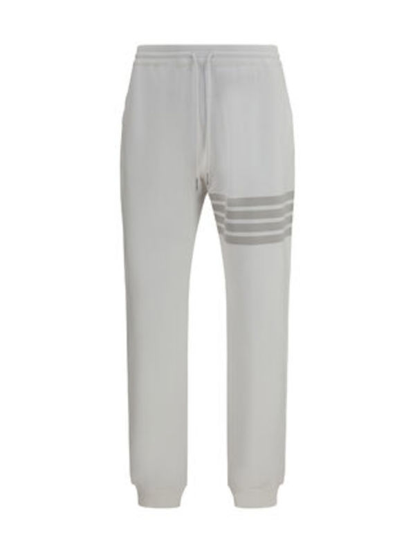 THOM BROWNE SWEATPANTS W/ OVERDYED 4 BAR IN SOLID LO
