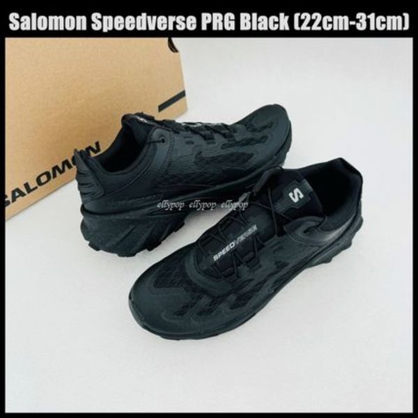 Salomon Speedverse PRG Black Alloy Black サロモン スニーカー