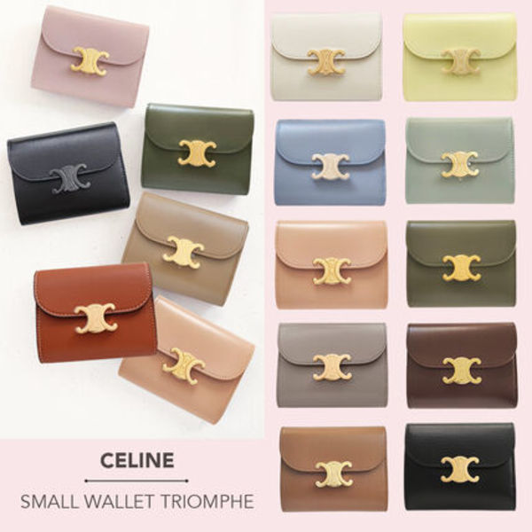 CELINE スモール トリオンフ フラップウォレット