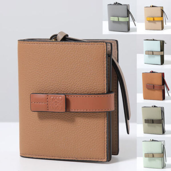 LOEWE 二つ折り財布 COMPACT ZIP C660Z41X