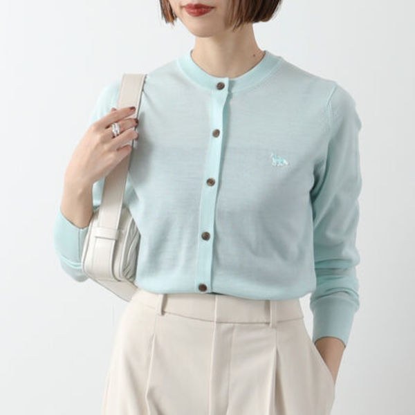 MAISON KITSUNE カーディガン MW00507KT1036 ウール