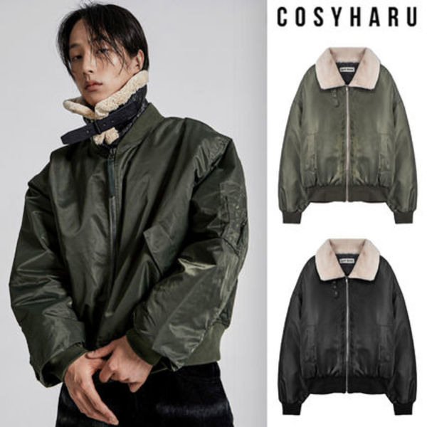 【COSYHARU】Aviation MA-1 Crop Over Mustang