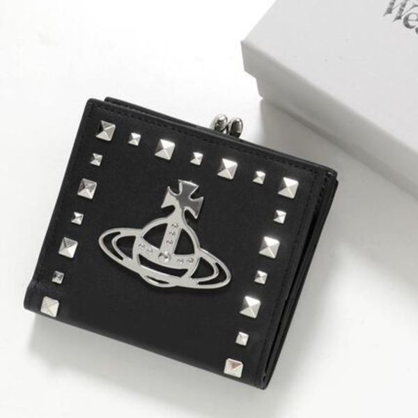 Vivienne Westwood 財布 LEATHER STUDS 51070056M L00DN