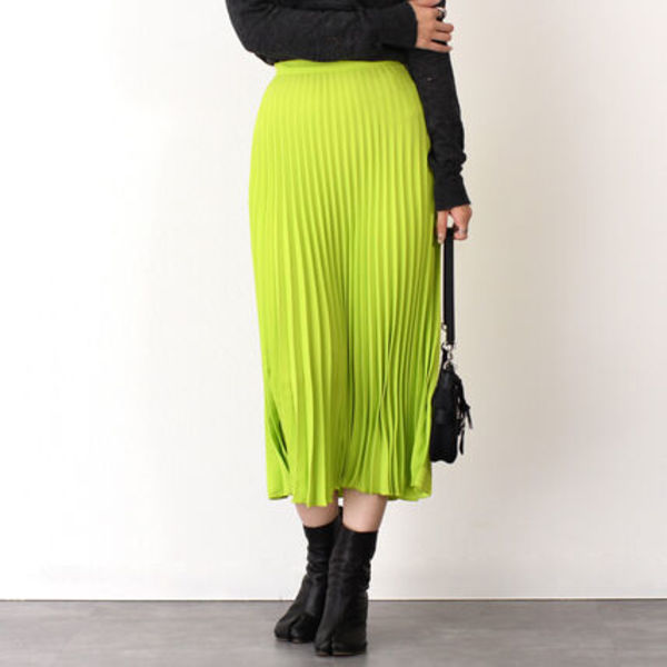 【国内即発】MM6 プリーツフルイドミディスカート