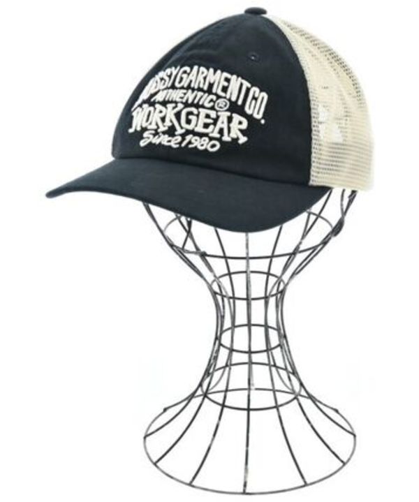 STUSSY ステューシー キャップ 白x黒 - 3300125S0059