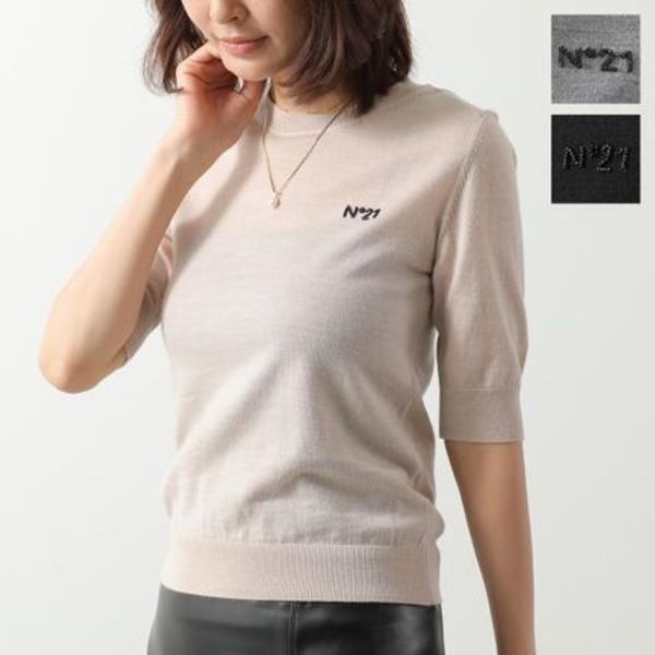 N°21 セーター A031 9000 半袖 ニット ウール