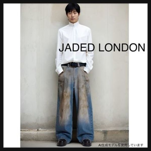 【JADED LONDON】Mud Wash Colossus Jeans バギーデニム