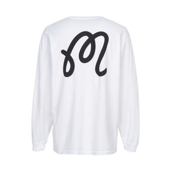 MALBON GOLF メンズ 長袖Tシャツ M9400 WHT