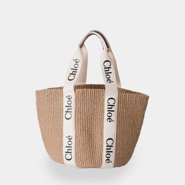 Chloe(クロエ)★Woody ラージ バスケット トートバッグ