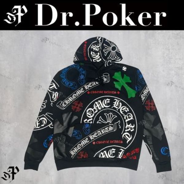 【CHROME HEARTS】 STENCIL LOGO HOODIE ステンシル フーディ