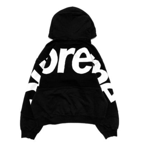 【Supreme】ビッグロゴジャカードフーディ ブラック【se1189r】