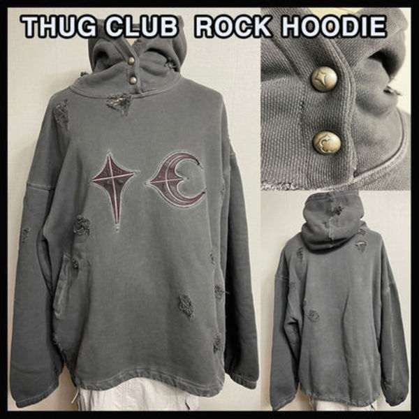 大人気 ☆ THUG CLUB ☆ ROCK HOODIE