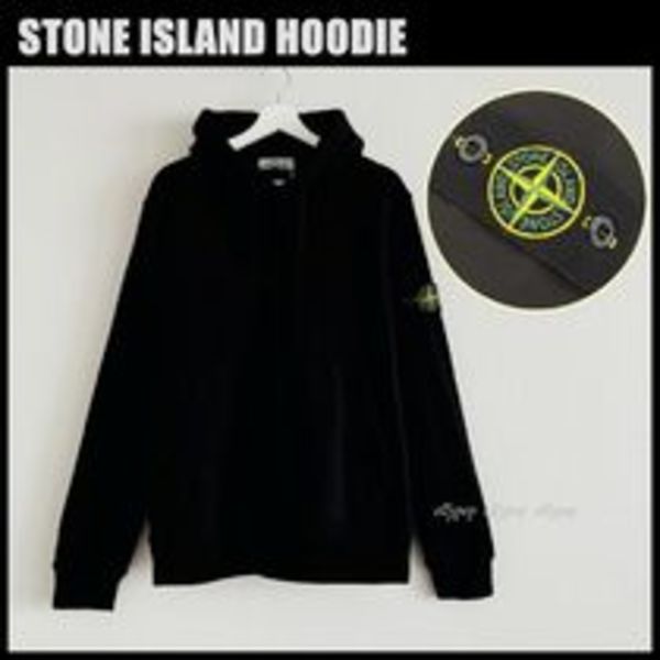 STONE ISLAND ワッペン パーカー フーディー ストーンアイランド
