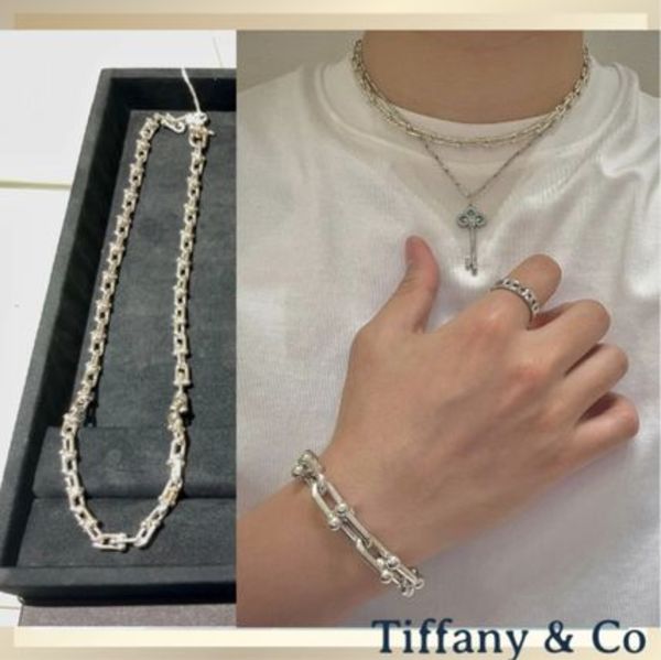 ☆Tiffany☆ティファニーハードウェアスモールリンクネックレス