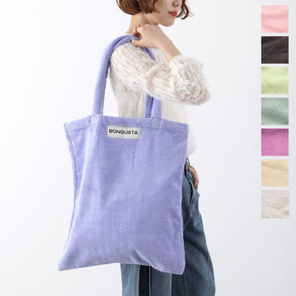 BONGUSTA トートバッグ NARAM TOTEBAG 無地 ロゴ コットン