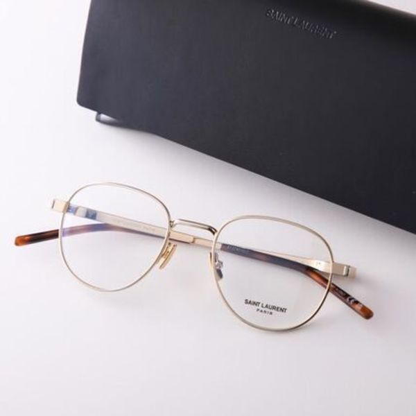 SAINT LAURENT メガネ SL 555 OPT ボストン型 メタルフレーム
