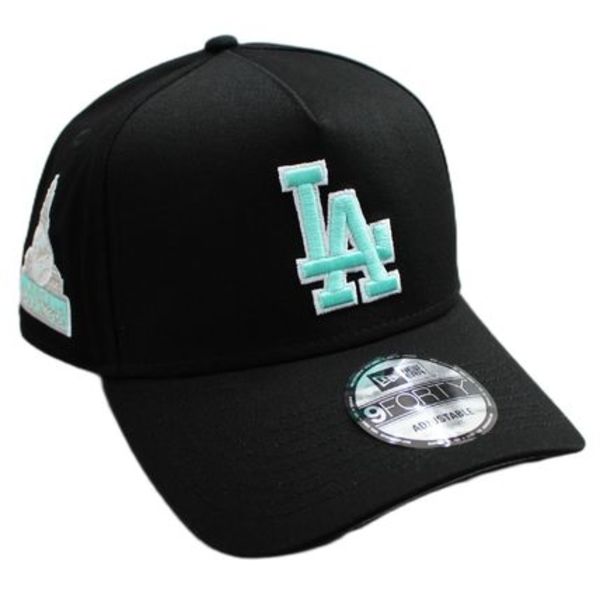 海外モデル New Era 9Forty A-Frame Cap アクア