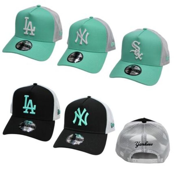 海外モデル New Era 9Forty A-Frame メッシュキャップ