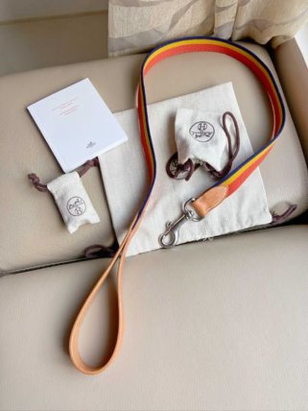 (エルメス)ナチュラルサンド●犬のリード●サイズ100