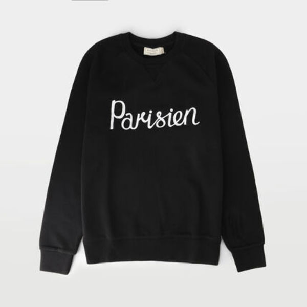 MAISON KITSUNE Parisien スウェットシャツ AM00301KM0001 BK
