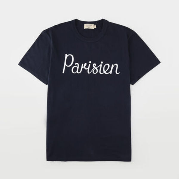 MAISON KITSUNE Parisien プリント 半袖Tシャツ AM00101KJ0008