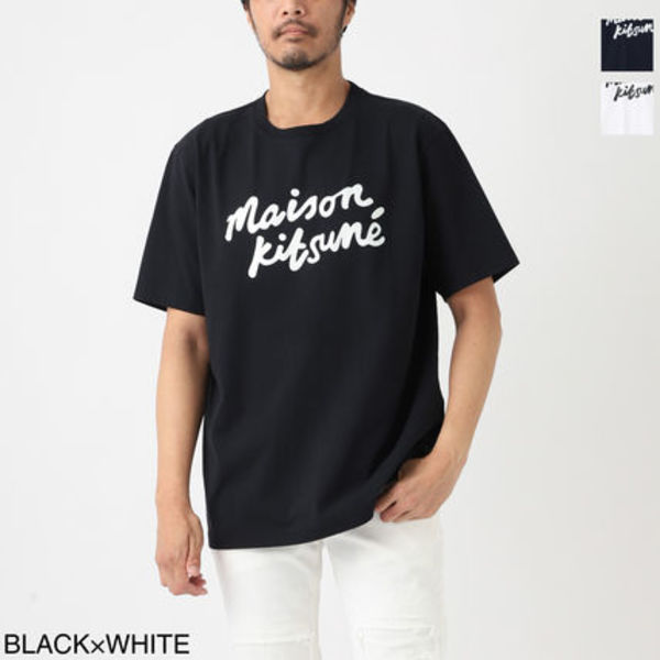 MAISON KITSUNE クルーネックTシャツ mm00101kj0118